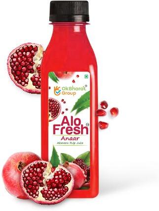 AloFresh Anaar Alovera Pulp Juice for Drinking