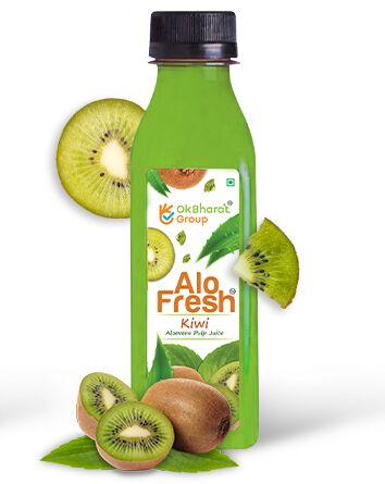 AloFresh Kiwi Alovera Pulp Juice for Drinking