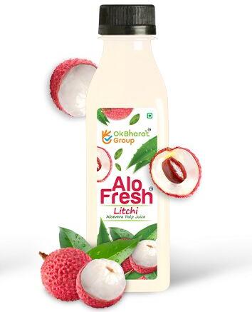 Litchi Alovera Pulp Juice