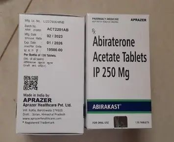 Abirakast Tablets, Composition : Abiraterone Acetate (250mg)