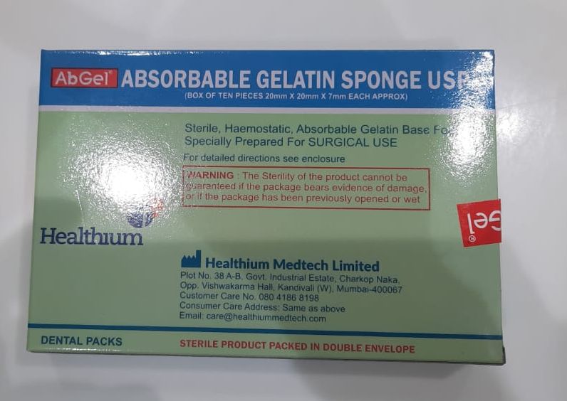 Absorbable Gelatin Sponge USP, Feature : Easy To Use