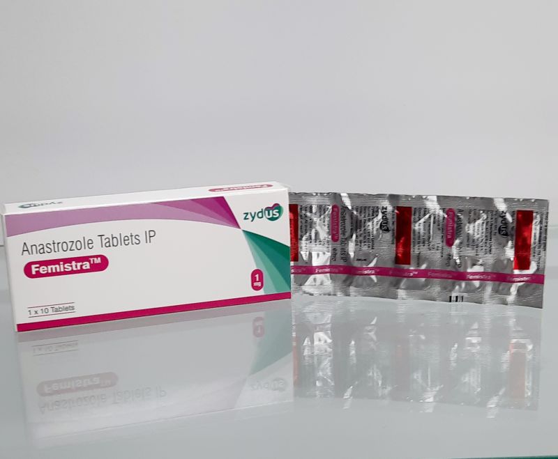 Anastrazole Tablets, for Clinic, Hospital, Packaging Type : Strip