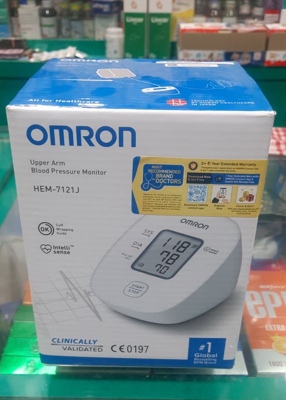 Omron Blood Pressure Monitor Machine, Feature : Accuracy, Battery Indicator, Digital Display, Highly Competitive