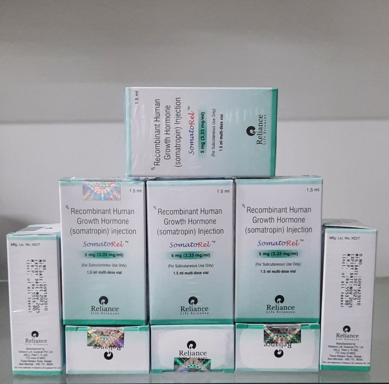 Liquid Somatorel Injection, for Hospital, Clinical, Purity : 100%