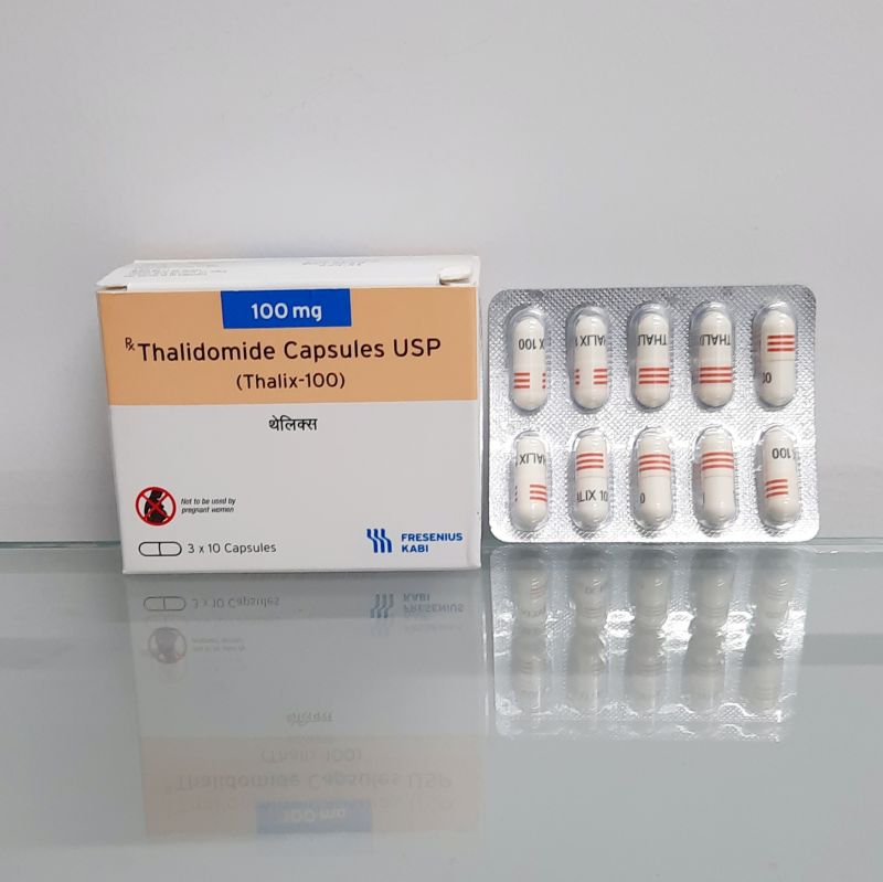 Thalidomide Capsules 100mg, Medicine Type : Allopathic