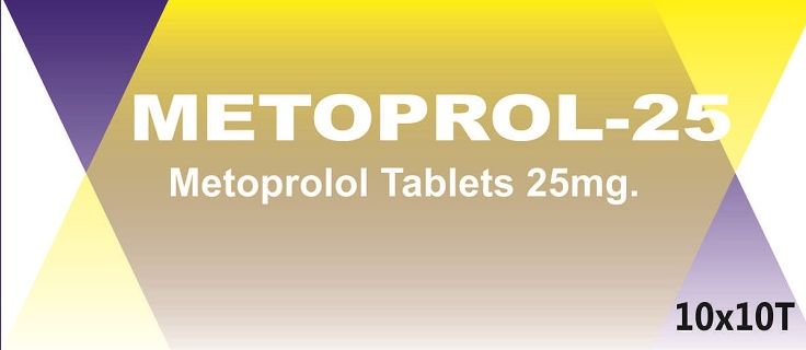 Metoprol-25 Tablets, Packaging Type : Blister Packing