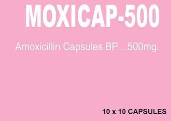 Moxicap-500 Amoxicillin Capsules, Grade Standard : Medicine Grade