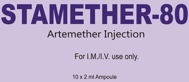 Stamether-80 Injection, Grade : Anti Malarial Medicine