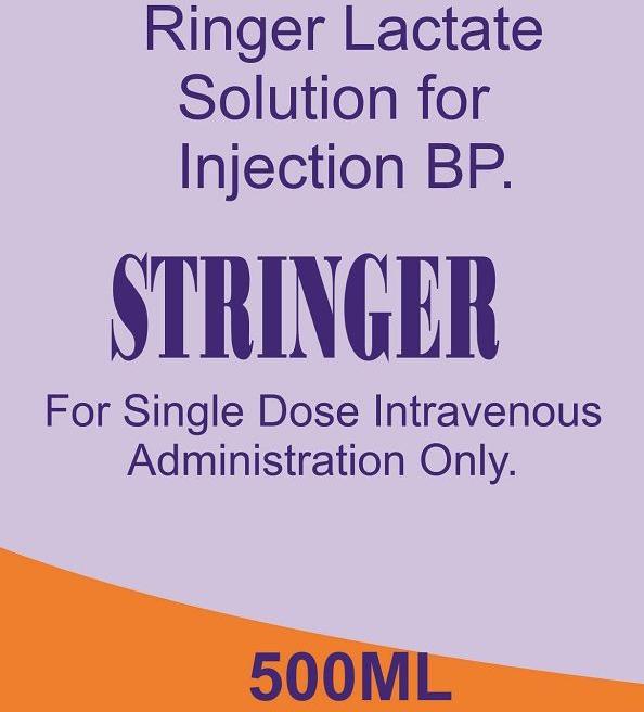 Stringer Ringer Lactate Solution for Injection, Grade : Medicine Grade