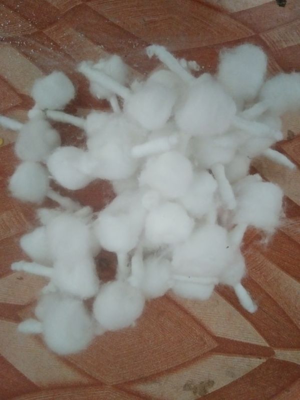 White Round 100kg Minimum Order Cotton Wicks, For Puja Batti, Size : Natural