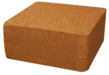 Brown Rectangular Solid Premier Unwashed Cocopeat Blocks, for Agriculture Use