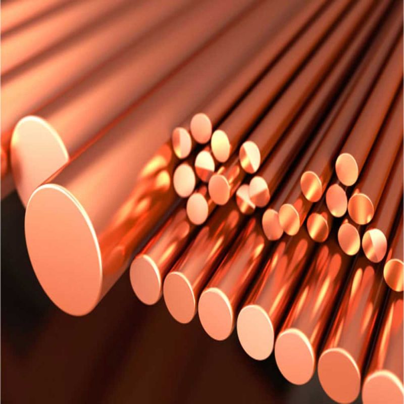 Round C67300 High Tensile Manganese Bronze Rods, for Manufacturing, Length : 1000-2000mm, 2000-3000mm