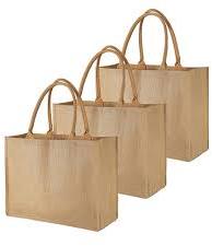 Plain Jute Shopping Bag, Capacity : 10-15 Kg