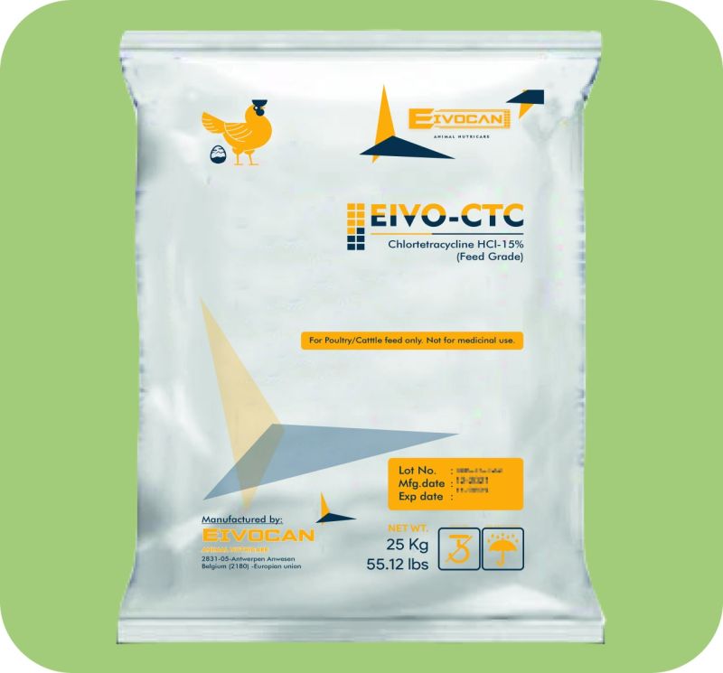 Chlortetracycline HCL-15% Feed Supplement, Packaging Type : Plastic Sack Bag