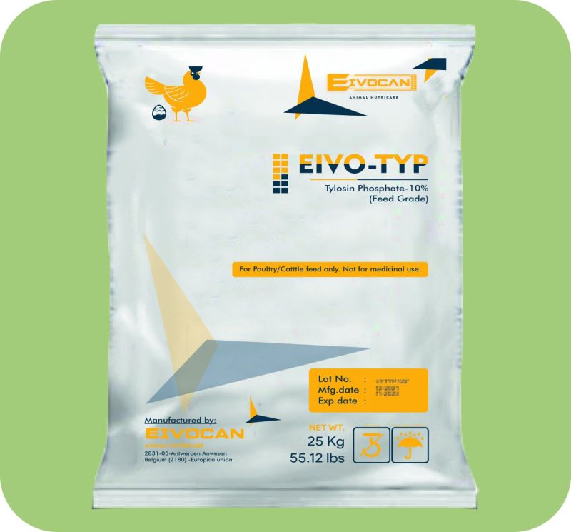Tylosin Phosphate-10% Feed Supplement, Packaging Type : Plastic Sack Bags
