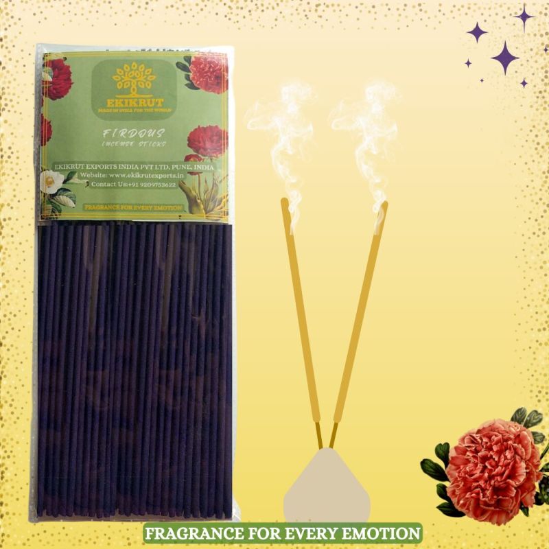 Firdous Incense Sticks, for Religious, Church, Temples, Home, Office, Packaging Type : Paper Box