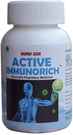 Guru SSR Active Immunorich Capsule, for Supplement Diet, Grade Standard : Herbal Grade