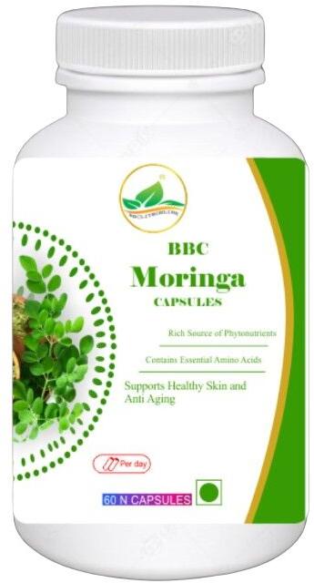 BBC Moringa Capsule, for Supplement Diet, Packaging Type : Plastic Bottle