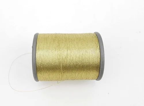 Golden 30/2 Cotton Zari Thread Roll, for Weaving