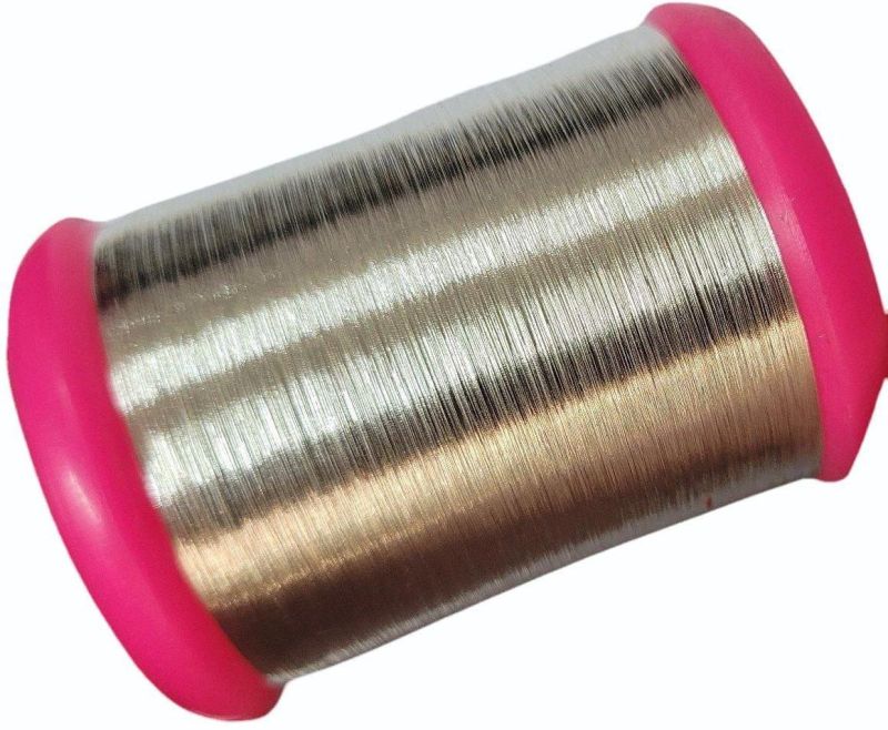 Golden German Silver Zari Thread Roll, for Textile Industry