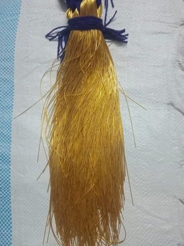 Golden BMC Dyed Polyester No.2 Imitation Zari Thread, for Embroidery