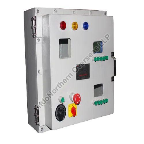 Grey Electric Aluminium ATEX Flameproof Control Panel, for Industrial, Autoamatic Grade : Automatic