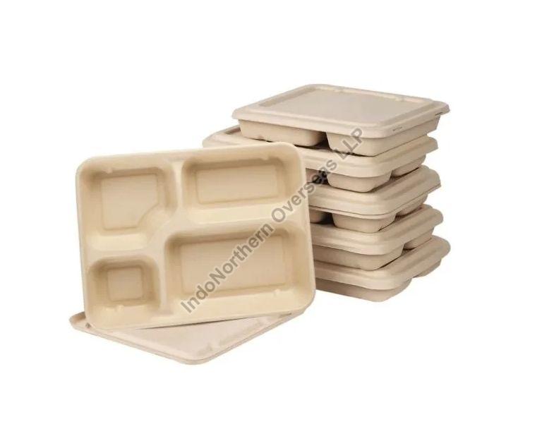 Rectangular Disposable Compartment Paper Plate, Feature : Lightweight