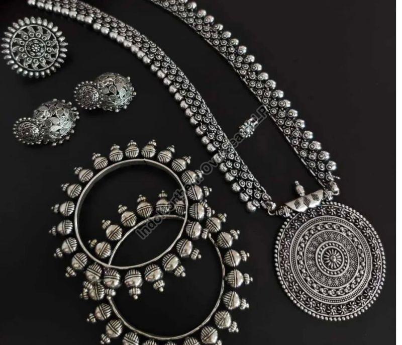Oxidized Replica Jewellery Set, Occasion : Party Wear
