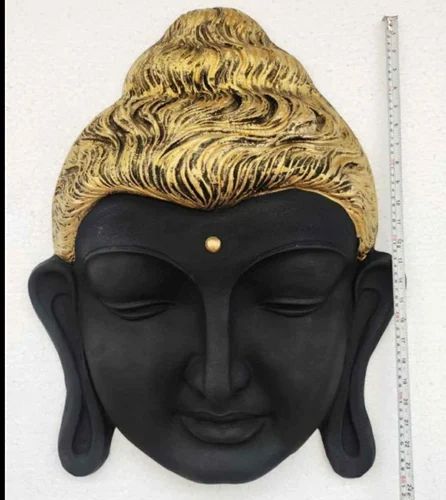 Fiber Lord Buddha Face Wall Hanging, for Decoration, Packaging Type : Cardboard Box
