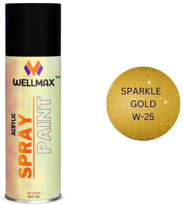 Sparkle Gold Spray Paint 400ml, for Spraying, CAS No. : 15 SQ.FT