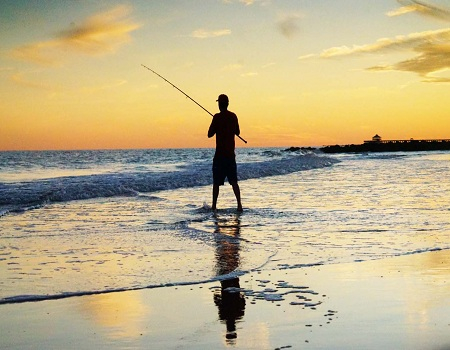 Shoreline fishing package tours