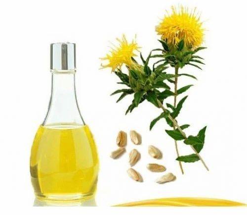 Yellow Cold Pressed Safflower Oil, for Human Consumption, Health Benefits : Diabetics, Skin Care