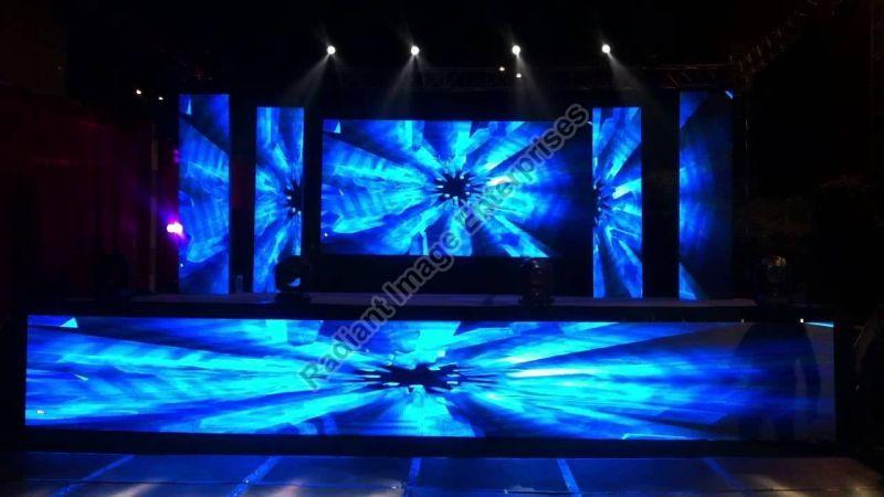 Black Electric LED Video Wall, for Events, Entertainment, Advertising, Feature : Easily Programmable