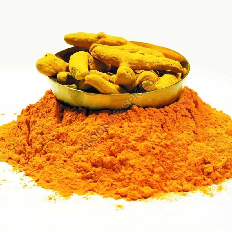 Yellow Raw Rajapuri Turmeric Powder, for Cooking, Packaging Type : Plastic Packet, Paper Box