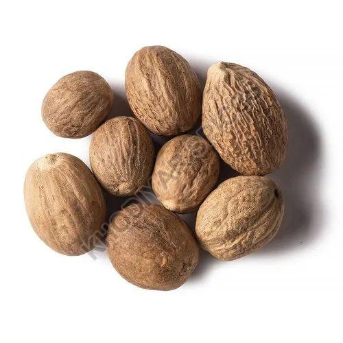 Brown Whole Nutmeg, for Cooking, Packaging Type : Paper Box