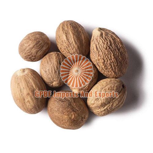 Brown Whole Nutmeg, for Cooking, Packaging Type : Paper Box