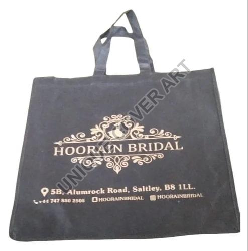 Grey Non Woven Shopping Bags, Handle Type : Loop Handle