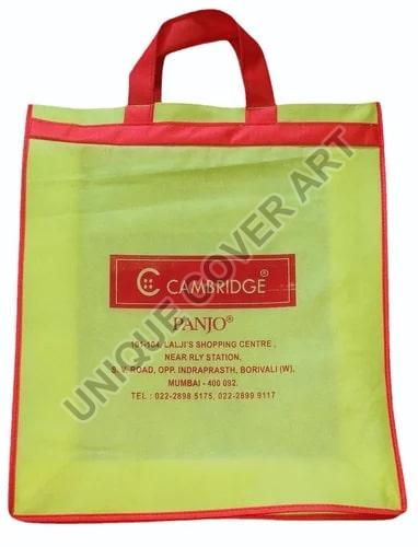 Light Green Non Woven Shopping Bags, Handle Type : Loop Handle