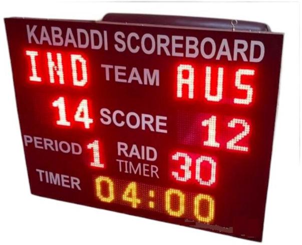 20 inch x 30 inch LED Kabaddi Score Board