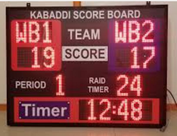 30 Inch x 40 Inch  LED Kabaddi Score Board