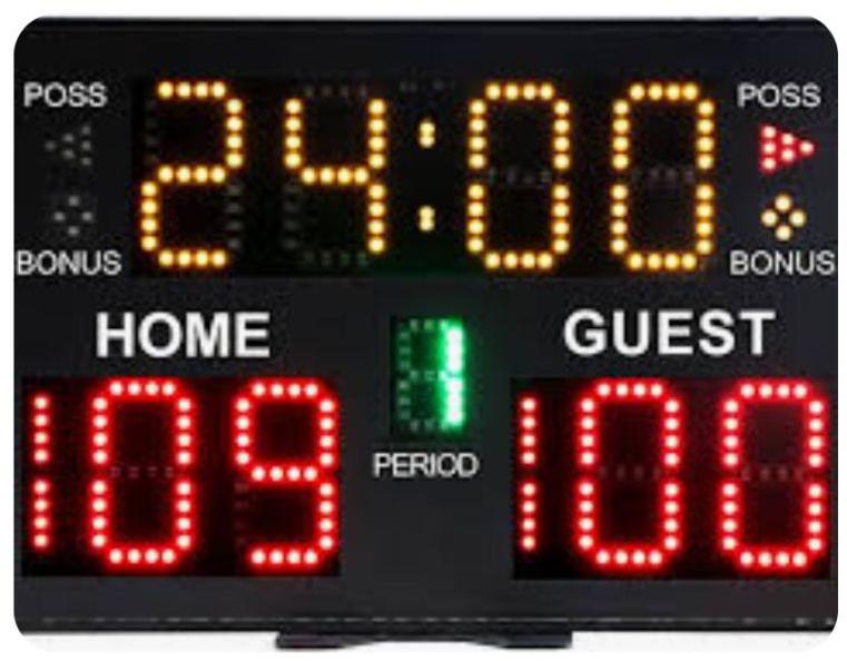 30 inch x 40 inch LED Table Tennis Score Board