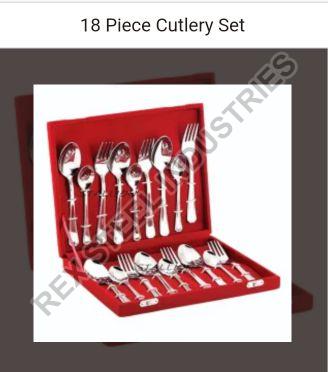 Silver Stainless Steel 18 Piece Cutlery Set