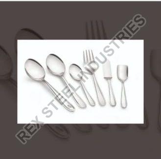 Stainless Steel Daffodil Design Cutlery Set, Color : Silver