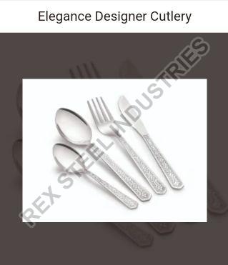 Silver Stainless Steel Elegance Design Cutlery Set