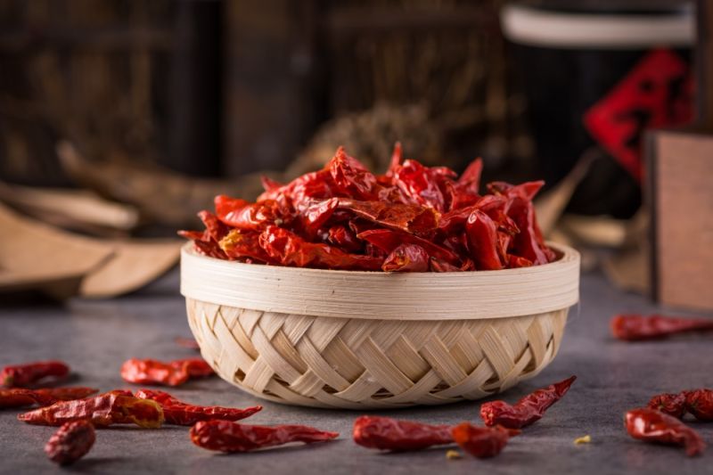 Organic Guntur Dried Red Chilli, for Cooking, Taste : Spicy