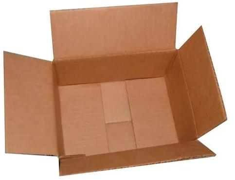 Brown Rectangular Virgin Kraft Paper Regular Corrugated Boxes, for Packaging, Size : 14x10.2.x10.2 inch