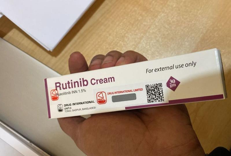 Rutinib - Ruxolitinib Cream, for ORAL, Packaging Size : 15gm