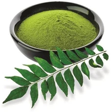 Green Organic Curry Leaves Powder, for Cooking, Packaging Type : Plastic Packet