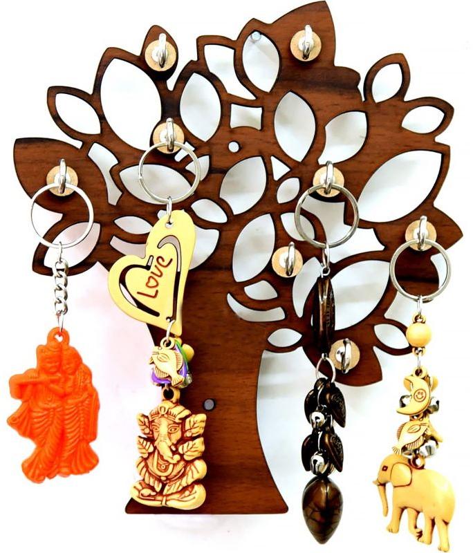 Wooden Tree Key Holder, Size : Standard