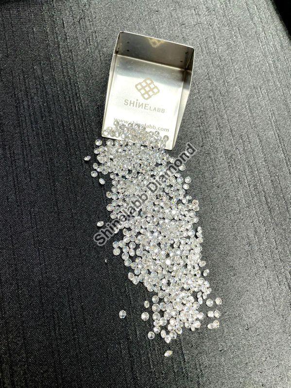 White Round 2.70-3.20 mm Lab Grown Diamond, for Jewellery Use, Packaging Type : Velvet Box